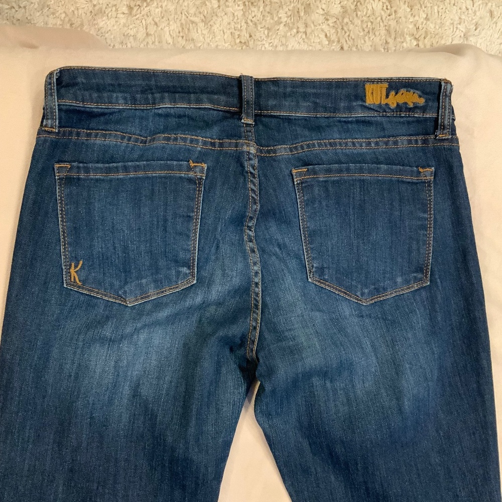 Kut from the Kloth Blue 8 Jeans Straight Leg Normcore Scandi Girl Minimalist